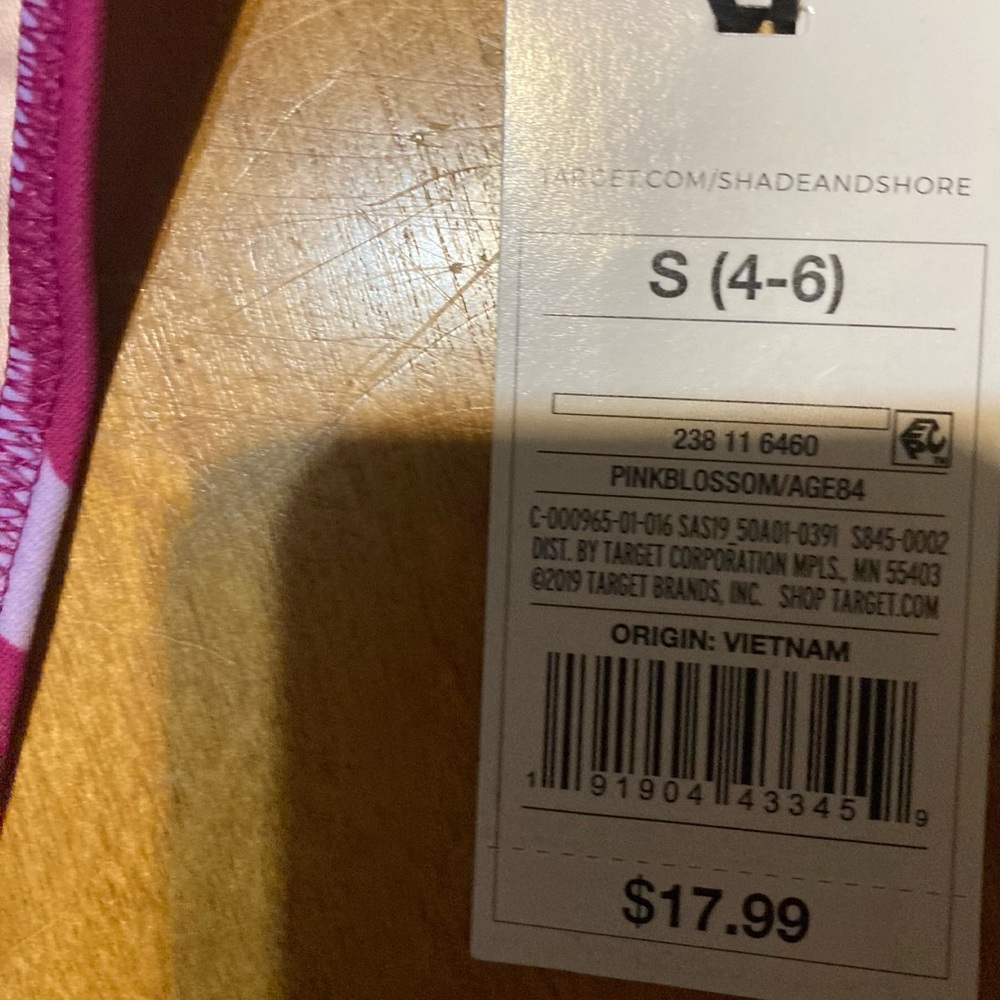 NWT Ladies 34C & Small 4/6 2 Piece Shade & Shore Purple Zebra Bikini Set - Picture 6 of 15